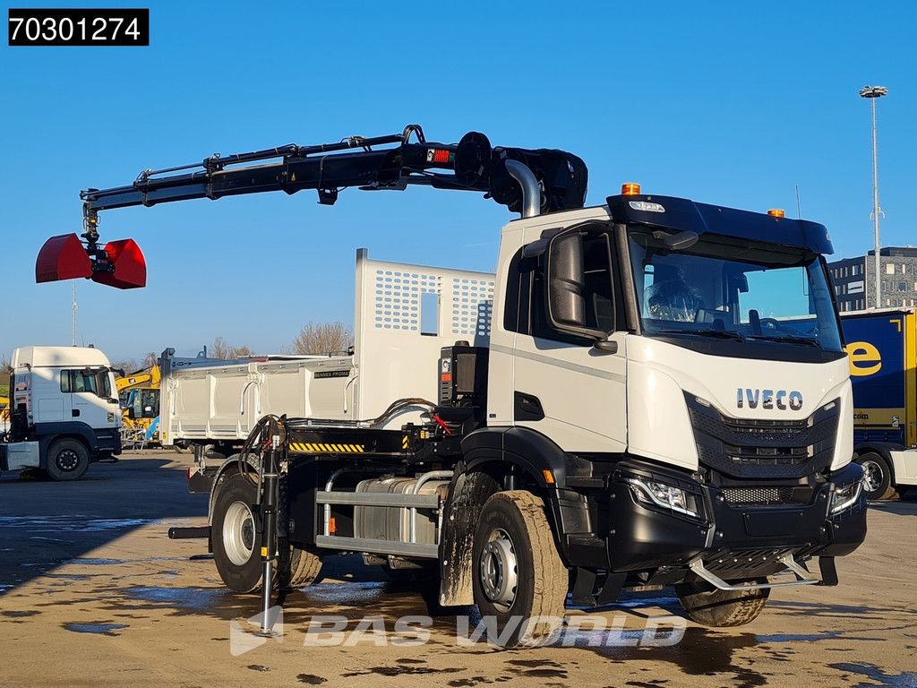 Iveco X-Way 400 4X2 New! HIAB X-Hiduo 138B S-3 Crane 5m3 Promat Tipper Automatic Euro 6