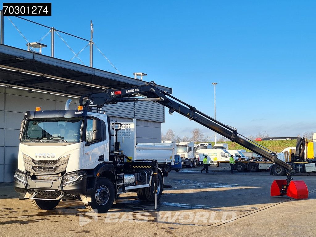 Iveco X-Way 400 4X2 New! HIAB X-Hiduo 138B S-3 Crane 5m3 Promat Tipper Automatic Euro 6