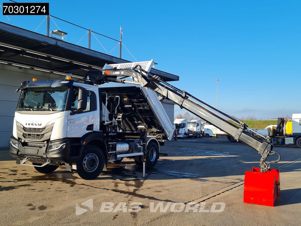 Iveco X-Way 400 4X2 New! HIAB X-Hiduo 138B S-3 Crane 5m3 Promat Tipper Automatic Euro 6