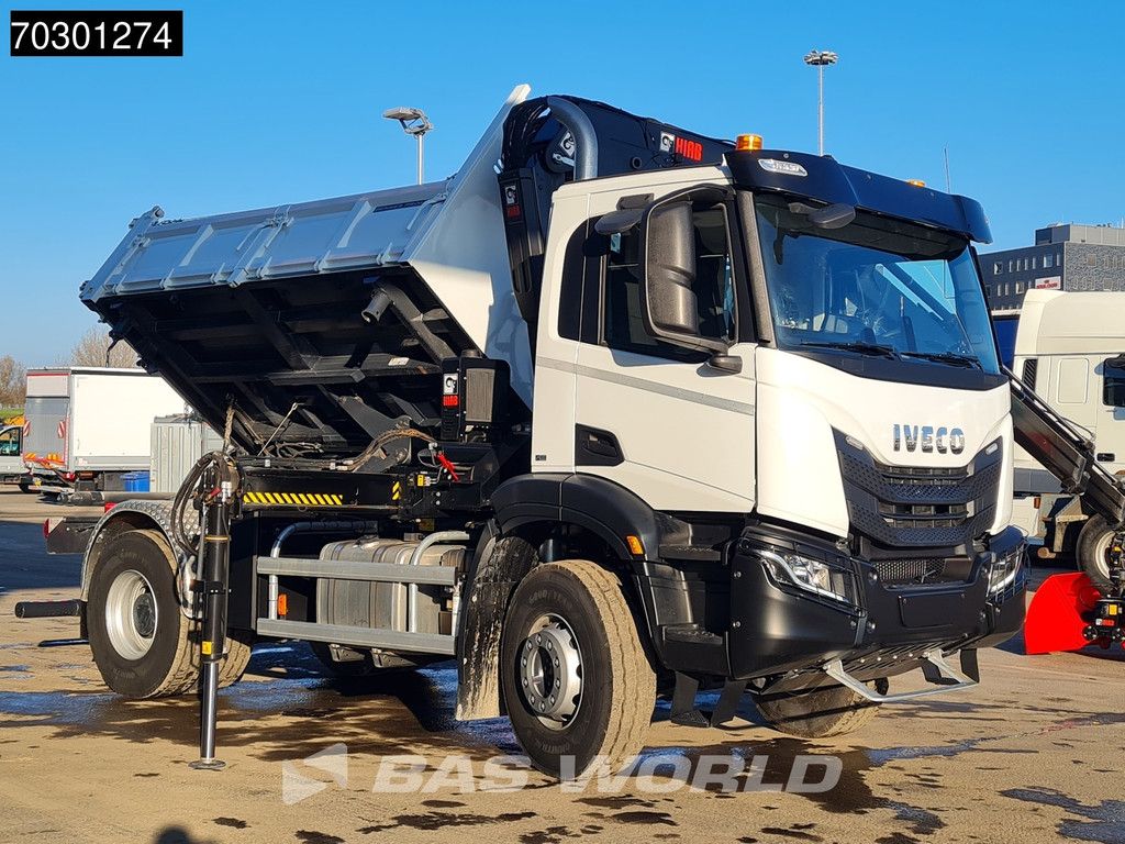 Iveco X-Way 400 4X2 New! HIAB X-Hiduo 138B S-3 Crane 5m3 Promat Tipper Automatic Euro 6