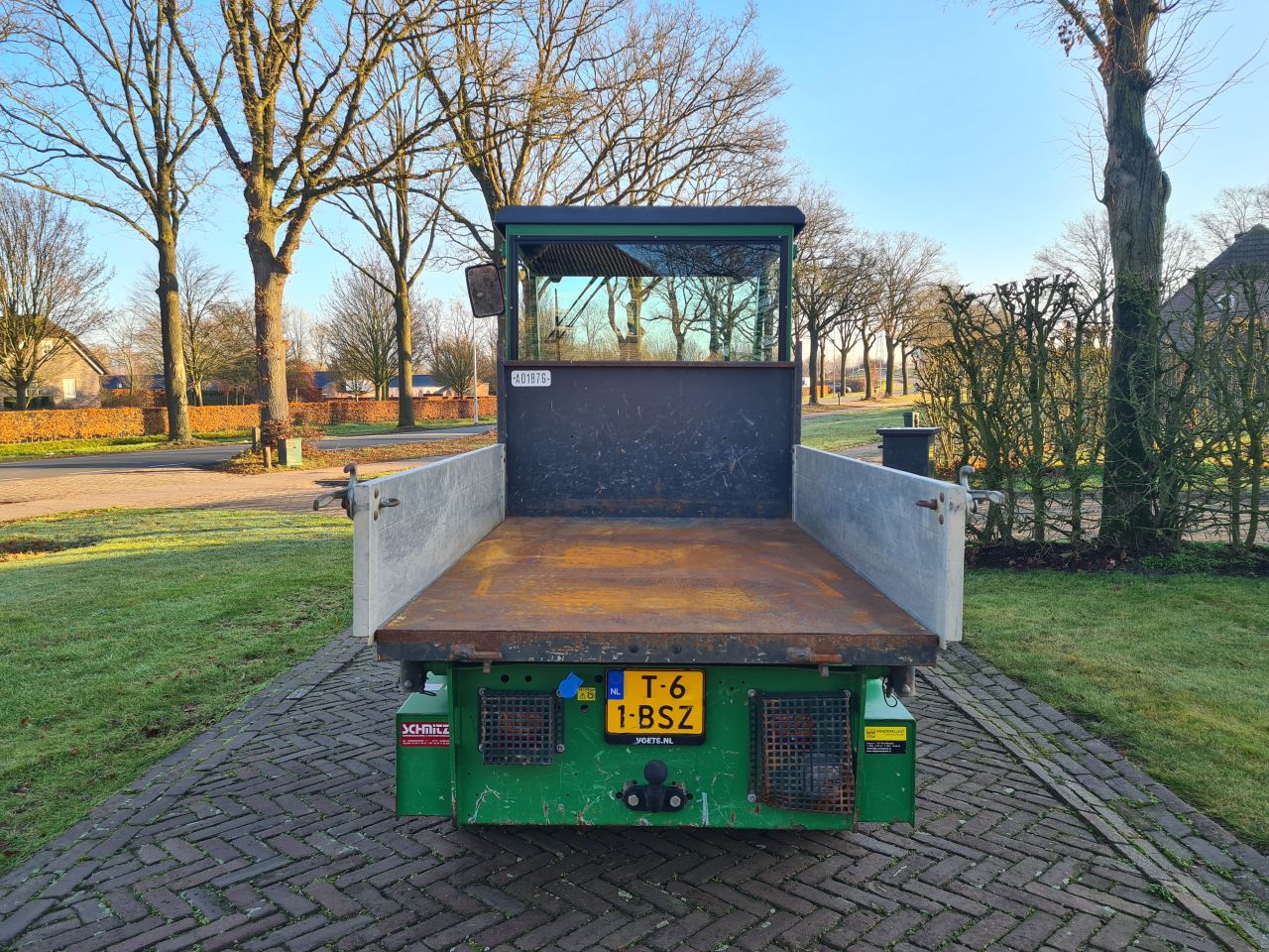 Schmitz mini kipper kieper kiepwagen golfkar Gator 2013