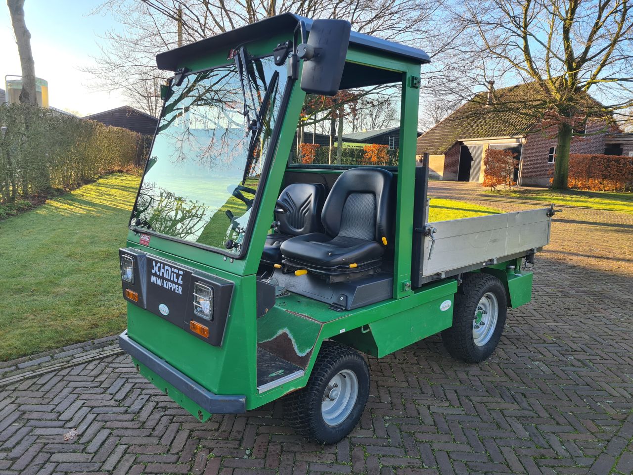 Schmitz mini kipper kieper kiepwagen golfkar Gator 2013