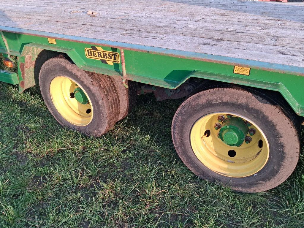 JPM Herbst 26FT oprijwagen dieplader hydro/lucht geremd