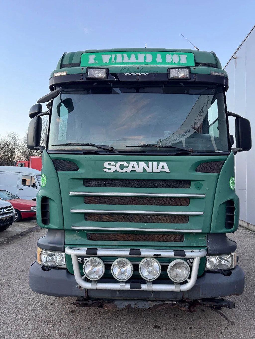 Scania R560 V8 **6X4+JONSERED 1020 CRANE**