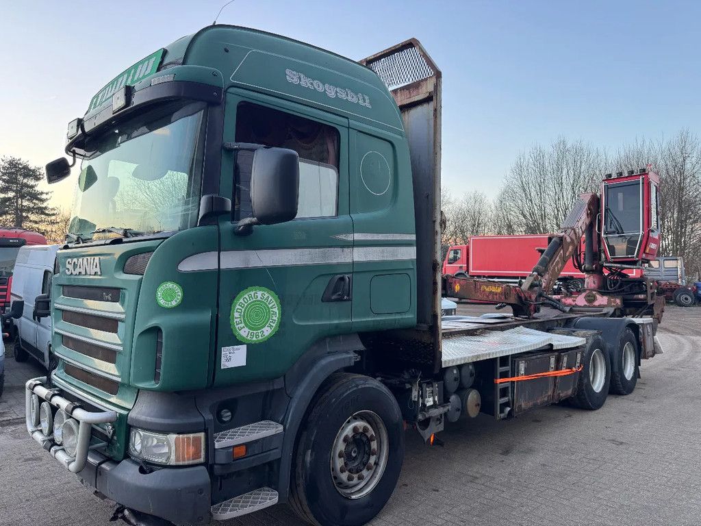 Scania R560 V8 **6X4+JONSERED 1020 CRANE**