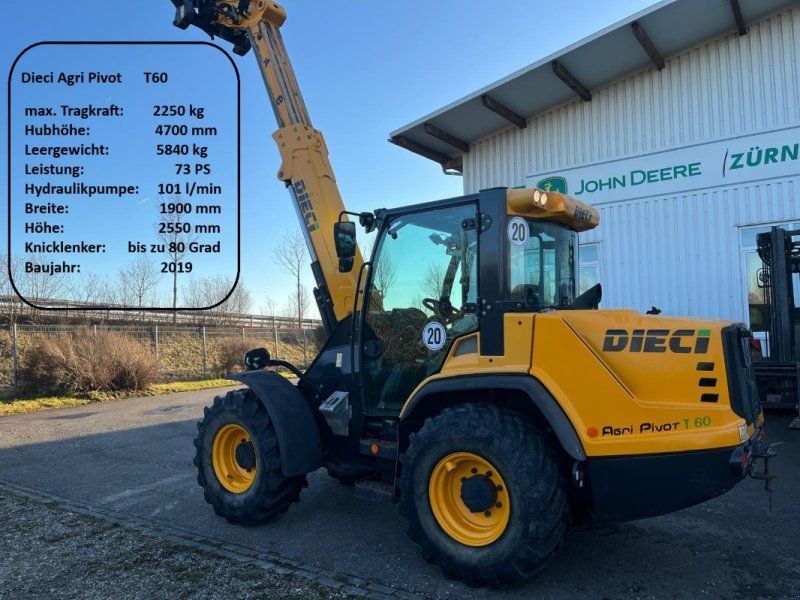Dieci Agri Pivot T60 mit neuem Motor