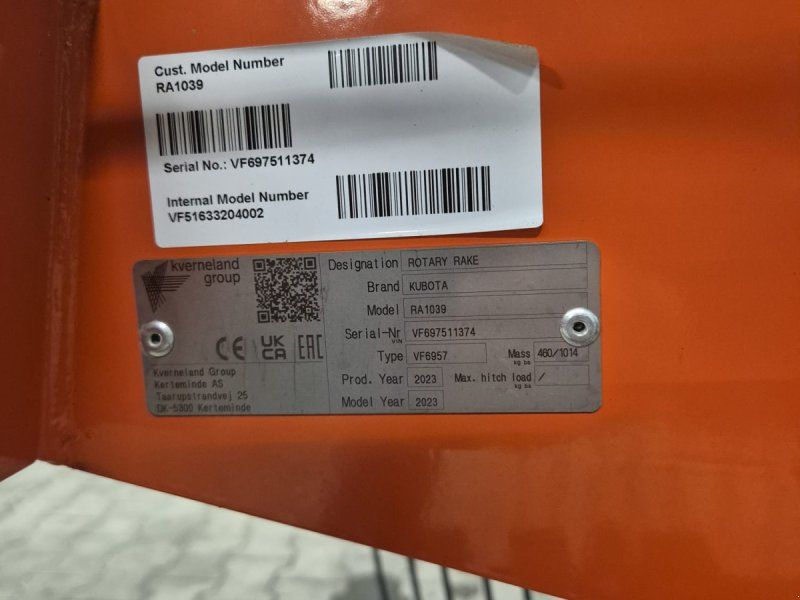 Kubota RA 1039