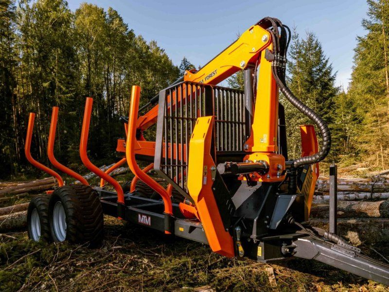 MTM Rückewagen 10-17 Tonnen, 6,6m-9m Forstkran