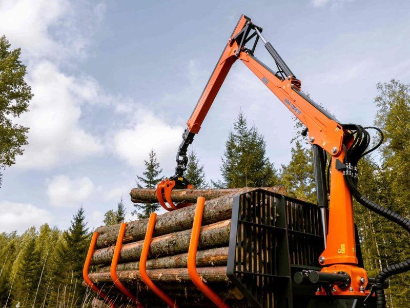 MTM Rückewagen 10-17 Tonnen, 6,6m-9m Forstkran