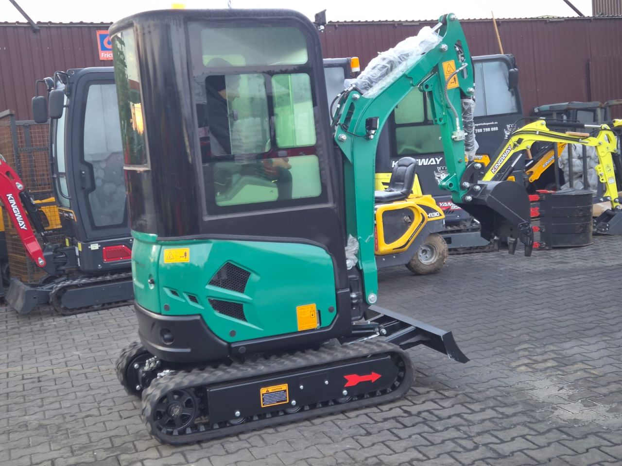 Graafmachine minigraver Kingway VIP15 Kubota GRATIS levering