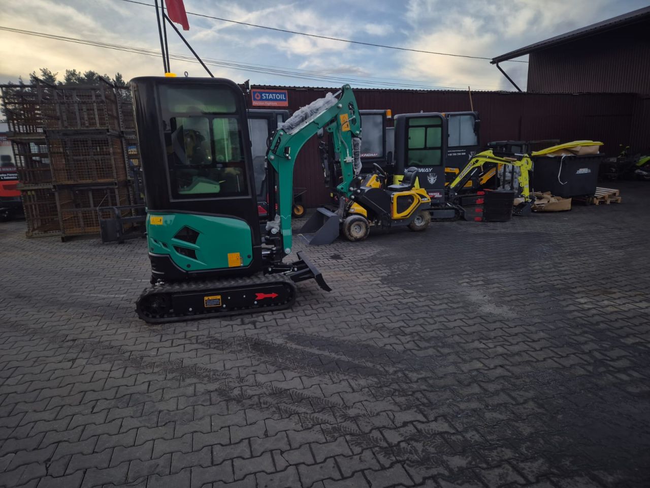 Graafmachine minigraver Kingway VIP15 Kubota GRATIS levering