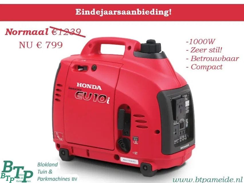 Honda Generator 1000w 10i inverter noodstroom aggregaat koffer