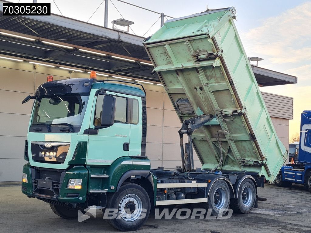 MAN TGS 26.480 6X6 13 m³ 2-way tipper Tarpaulin 6x6 Hydrodrive Big-Axle Euro 6