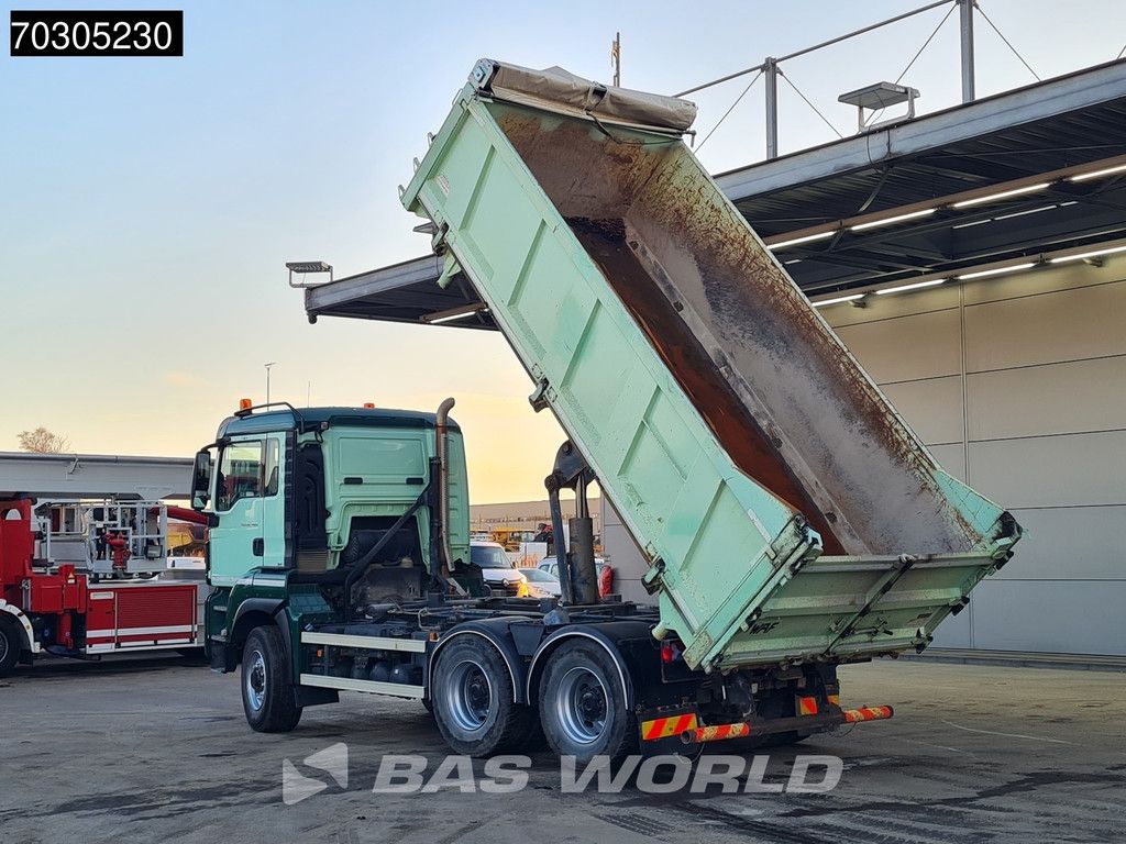 MAN TGS 26.480 6X6 13 m³ 2-way tipper Tarpaulin 6x6 Hydrodrive Big-Axle Euro 6