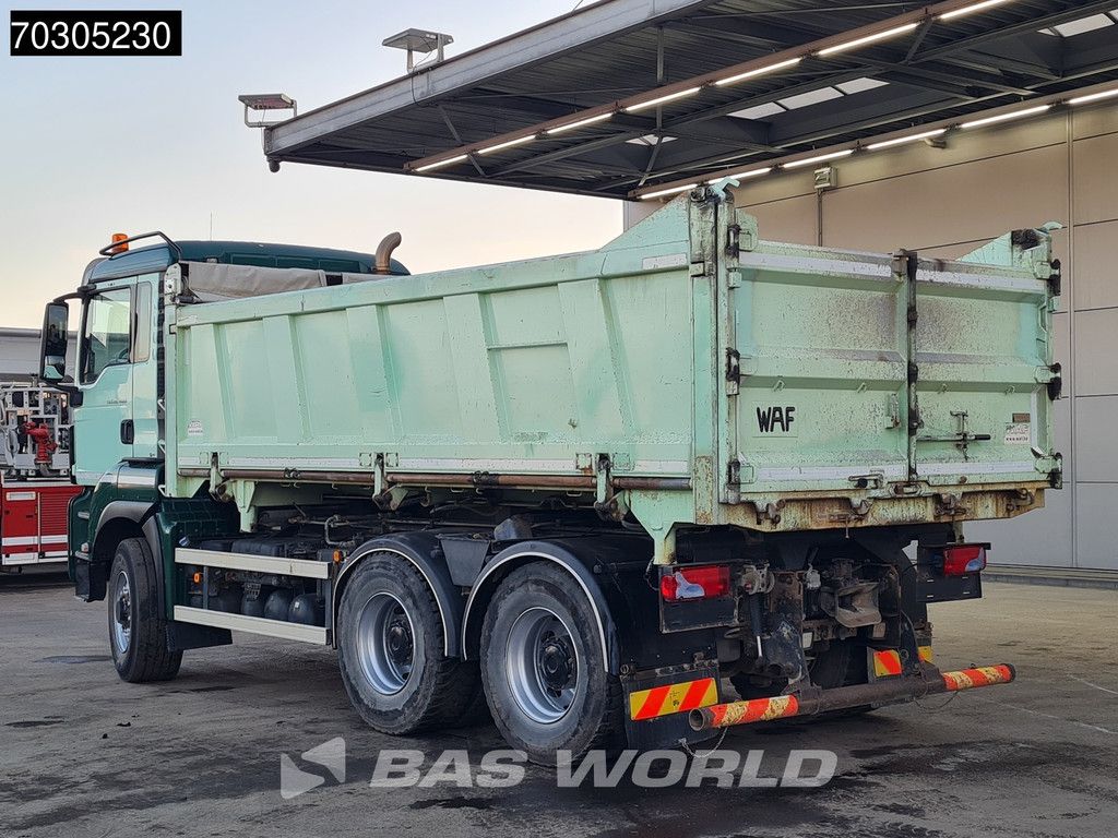 MAN TGS 26.480 6X6 13 m³ 2-way tipper Tarpaulin 6x6 Hydrodrive Big-Axle Euro 6