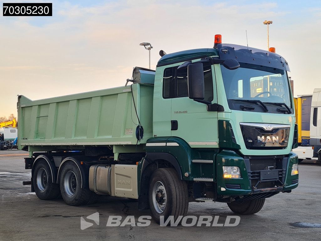 MAN TGS 26.480 6X6 13 m³ 2-way tipper Tarpaulin 6x6 Hydrodrive Big-Axle Euro 6