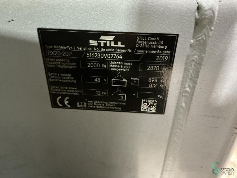 Gabelstapler Elektrisch Still RX20-20P 2019