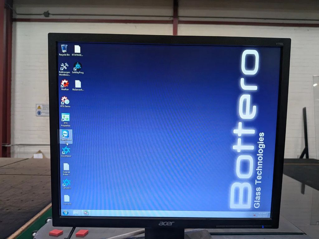 Snijmachine voor gelaad glas Bottero 515 LAME/37