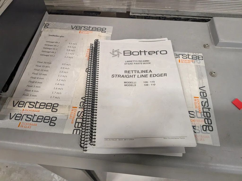 Glasrand bewerkingsmachine Bottero Victralux 108FX