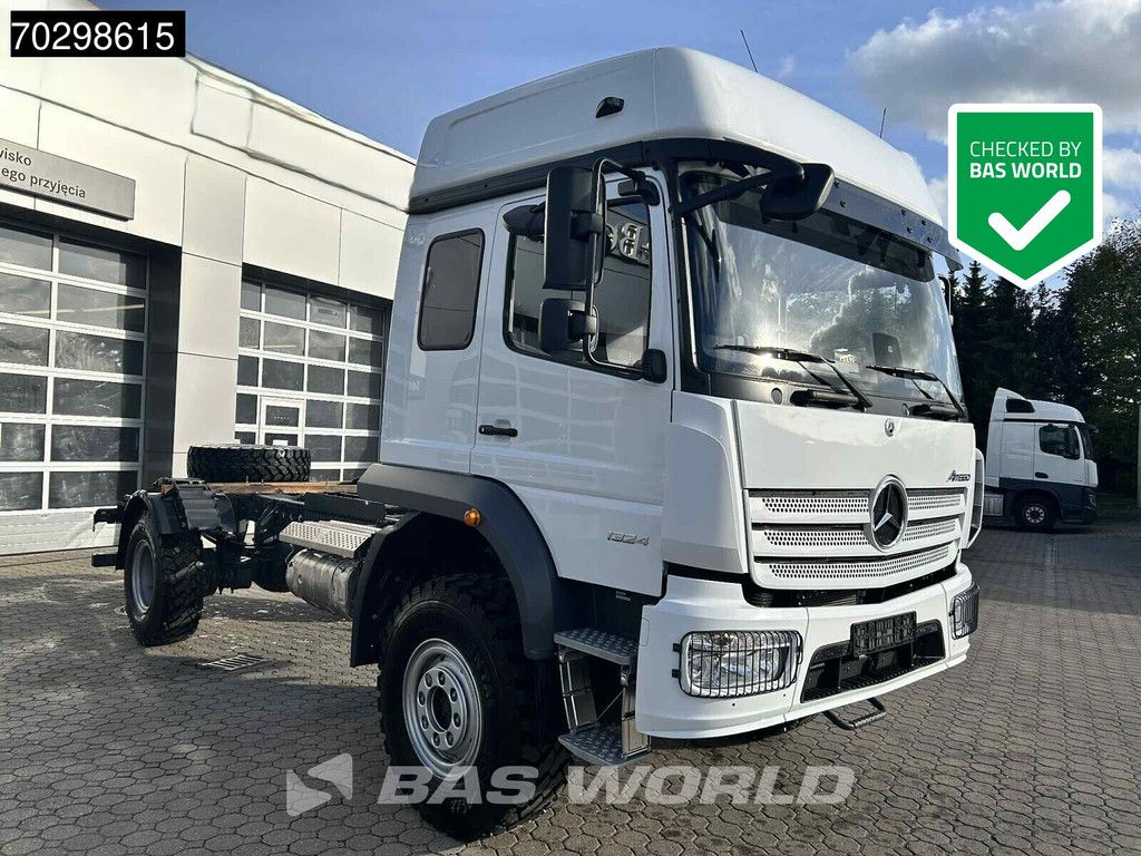 Mercedes Atego Atego 1324 4X4 NEW 13.5tons 4x4 chassis Steelsuspension Automatic Euro 6