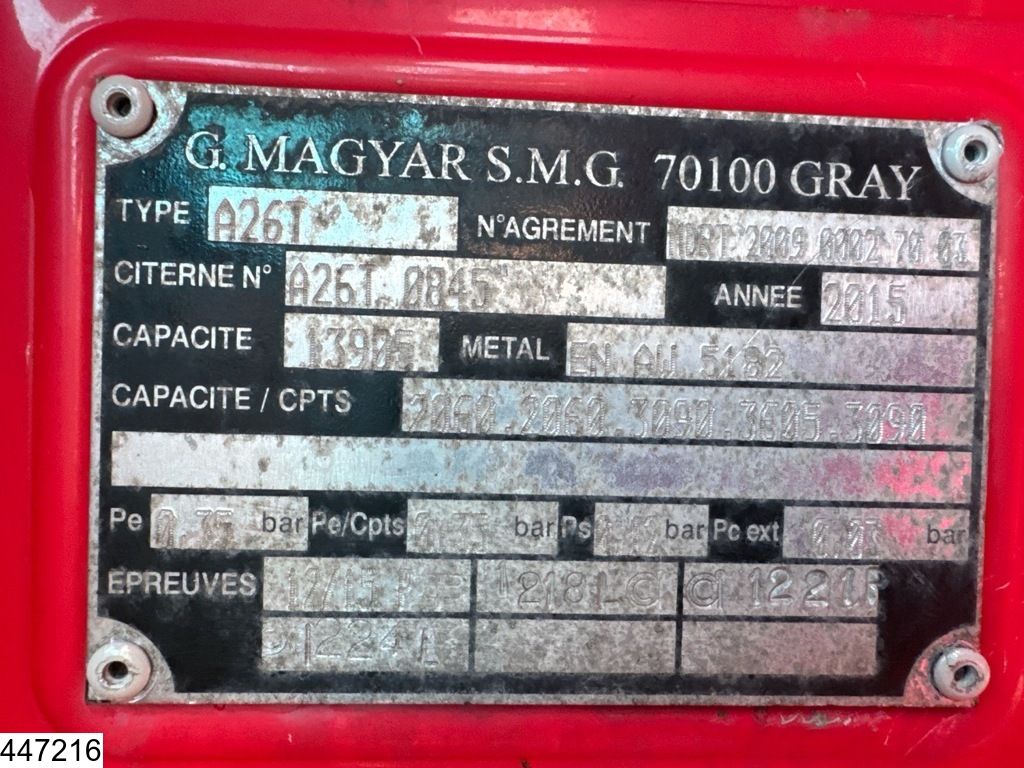 DAF LF 310 Magyar, 13.905 Liter, 5 Comp