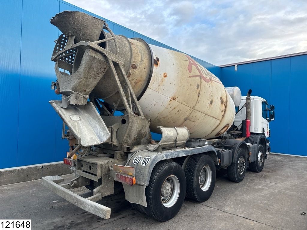 Scania P 380 8x4, EURO 4, CIFA, 9m3, Manual transmission