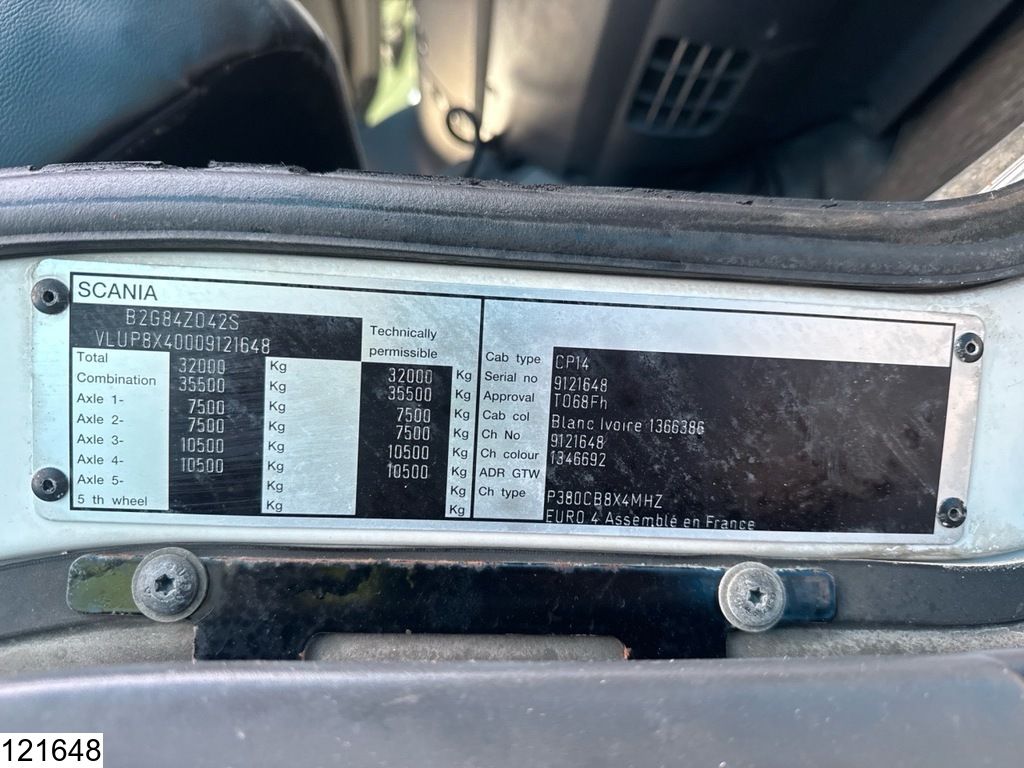 Scania P 380 8x4, EURO 4, CIFA, 9m3, Manual transmission