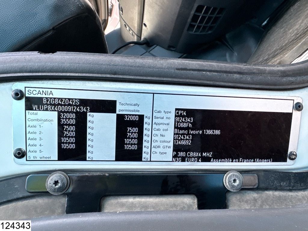 Scania P 380 5x Available, 8x4, EURO 4, CIFA, 9m3