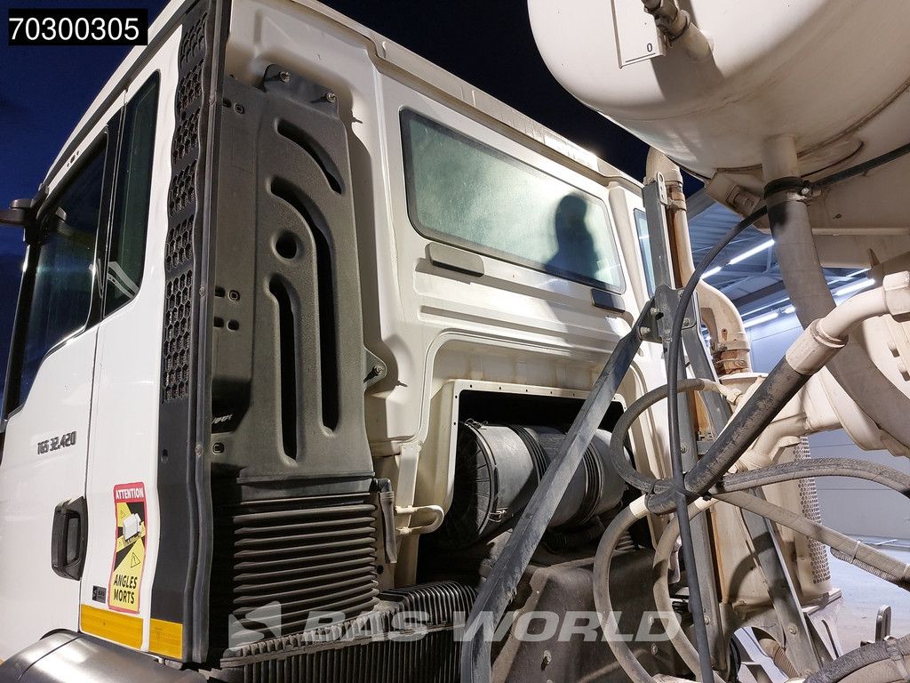 MAN TGS TGS 32.420 8X4 9m3 mixer Steelsuspension Automatic Euro 6