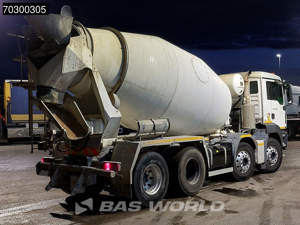 MAN TGS TGS 32.420 8X4 9m3 mixer Steelsuspension Automatic Euro 6