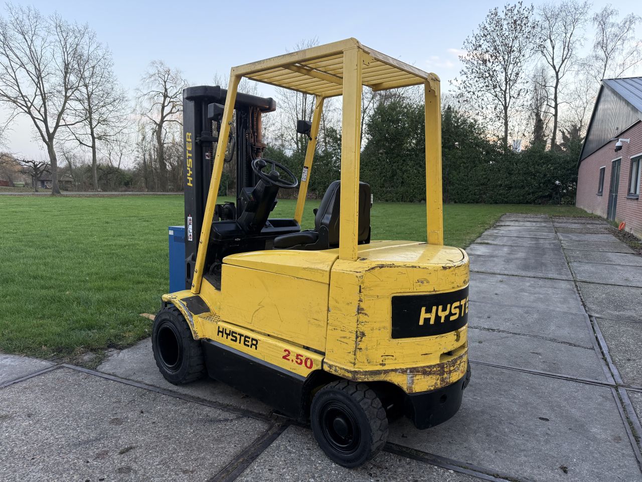 Hyster 2.5 tonner elektr triplex 5M Freelift Sideshift