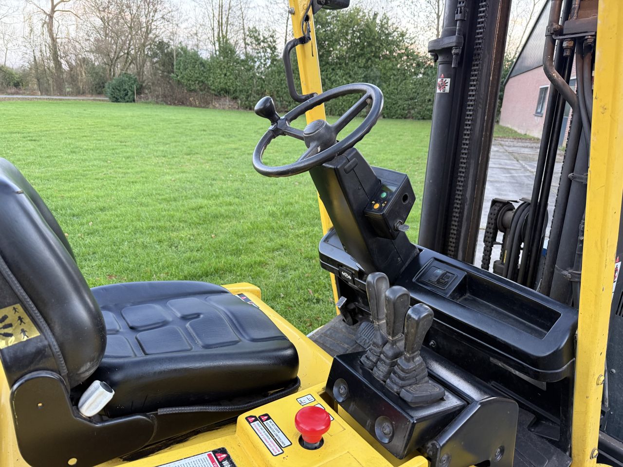 Hyster 2.5 tonner elektr triplex 5M Freelift Sideshift