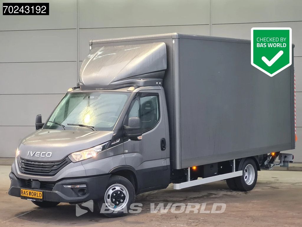 Iveco Daily 35C18 3.0L Automaat 180PK 1000KG Laadklep Zijdeur 2025-Model Bakwagen Dubbellucht ACC LED Navi Airco D'Hollandia 3,5t Trekgewicht Euro6 Meubelbak Koffer 21m3 A/C