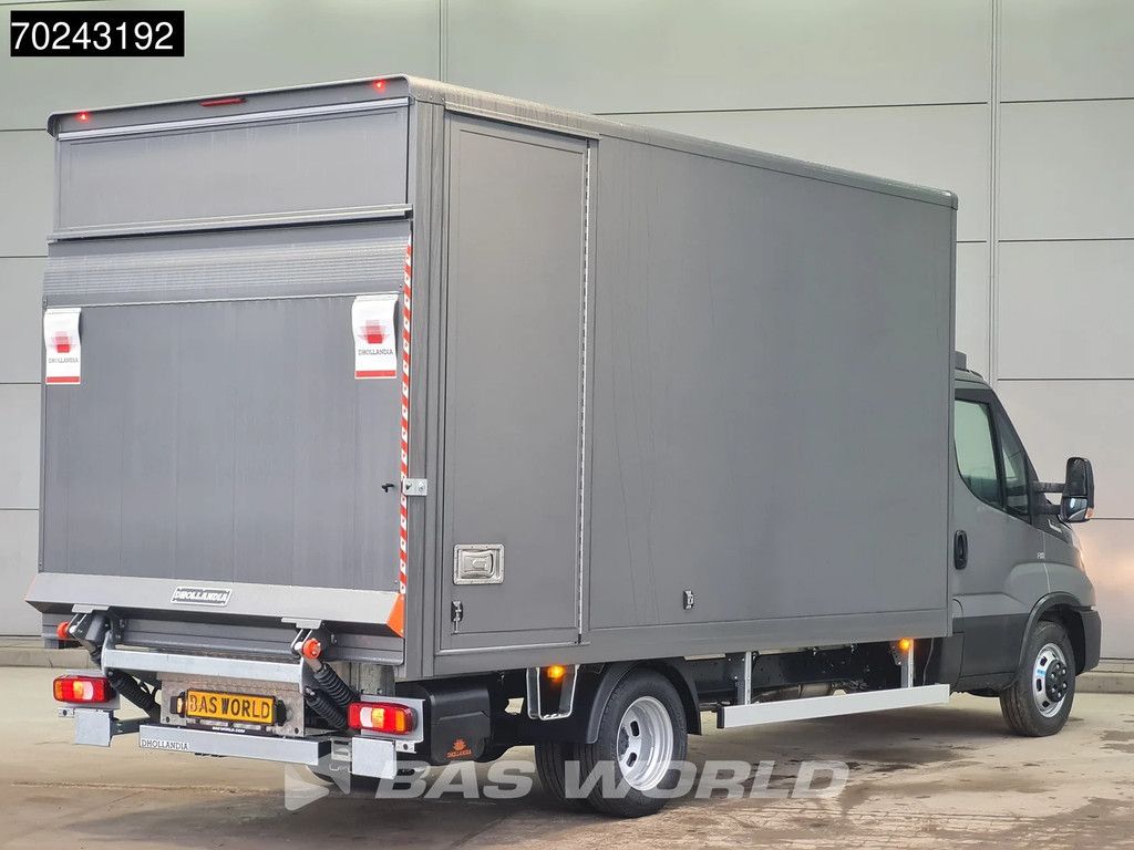 Iveco Daily 35C18 3.0L Automaat 180PK 1000KG Laadklep Zijdeur 2025-Model Bakwagen Dubbellucht ACC LED Navi Airco D'Hollandia 3,5t Trekgewicht Euro6 Meubelbak Koffer 21m3 A/C