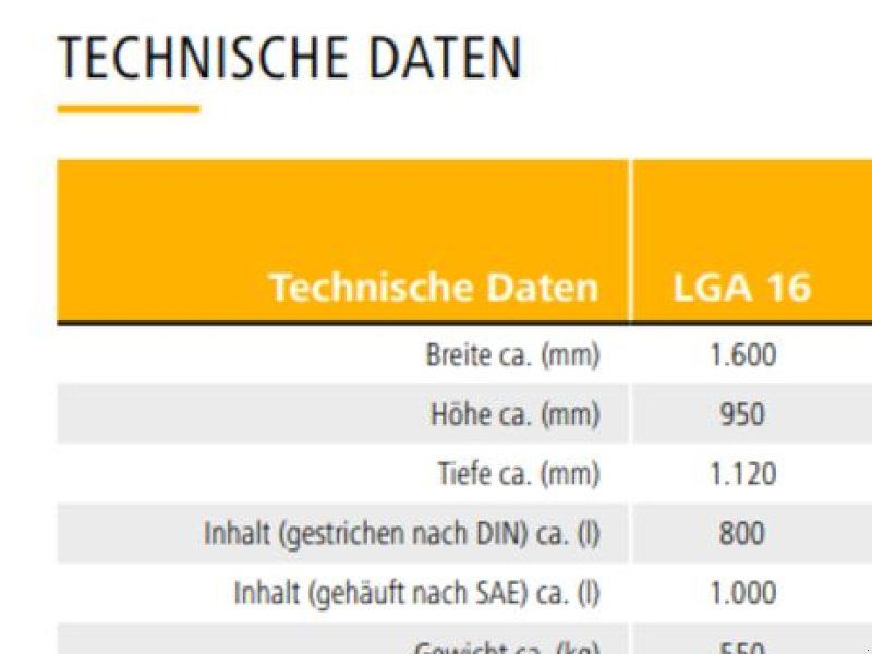 Saphir LGA 16 , Leichtgutschaufel mit Abschiebewand
