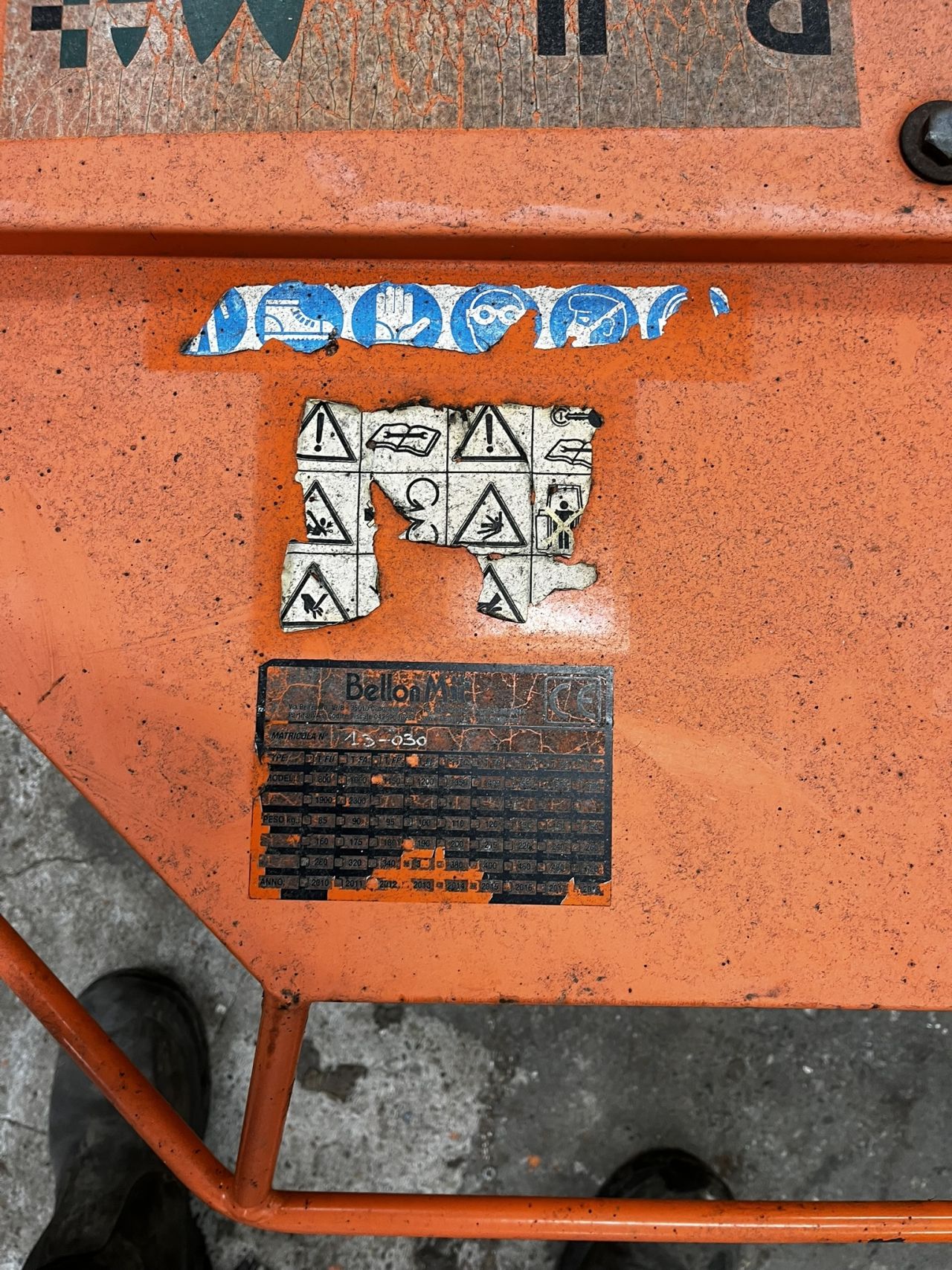 Bellon Mit cyclomaaier voor minitractor