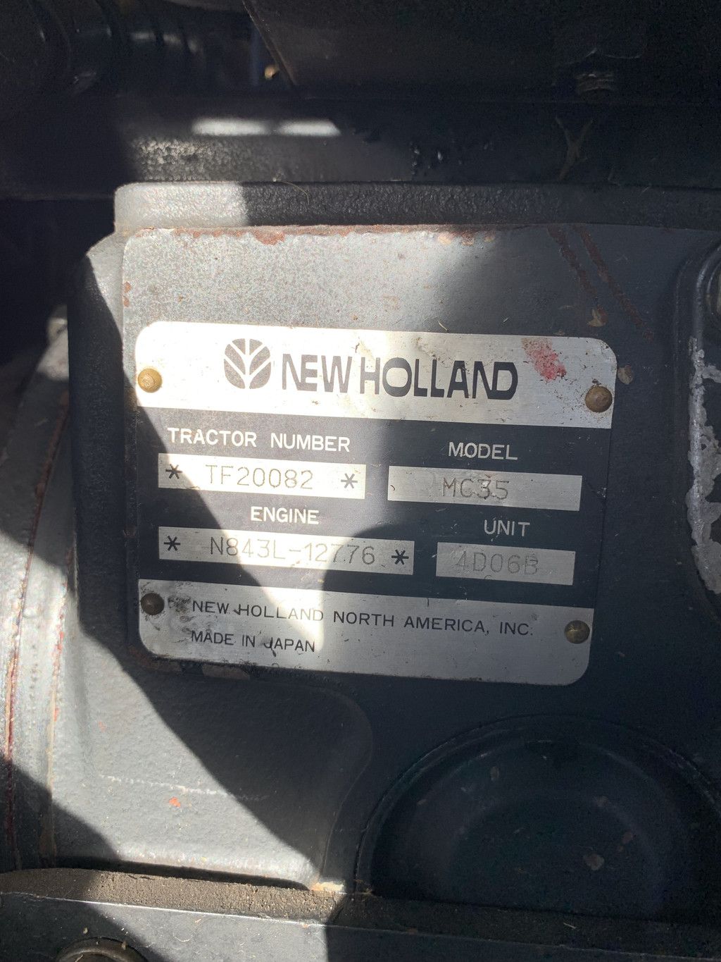 New Holland MC35
