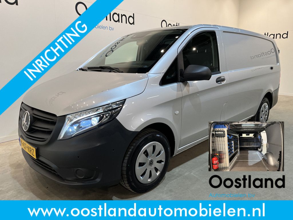 Mercedes-Benz Vito 116 CDI Lang Automaat Servicebus / Sortimo Inrichting / Euro 6 / Airco / Cruise Control / Camera / CarPlay / Navigatie / LED / 26.200 KM !!