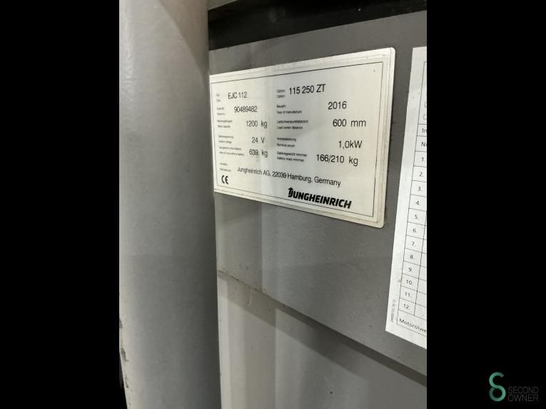 Stackers Electric Jungheinrich EJC 112 2016