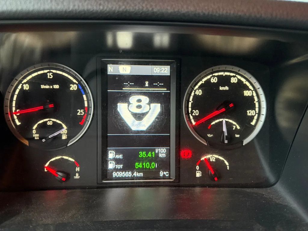 Scania R580 V8 Silver Griffin 033/100 Original NL, Full air