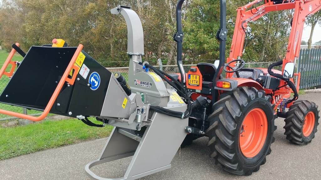 JANSEN BX-42RS hakselaar, houtversnipperaar met invoerrollen , houtshredder, tractor