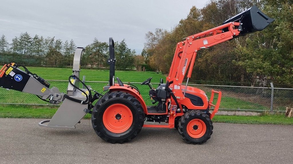 JANSEN BX-42RS hakselaar, houtversnipperaar met invoerrollen , houtshredder, tractor