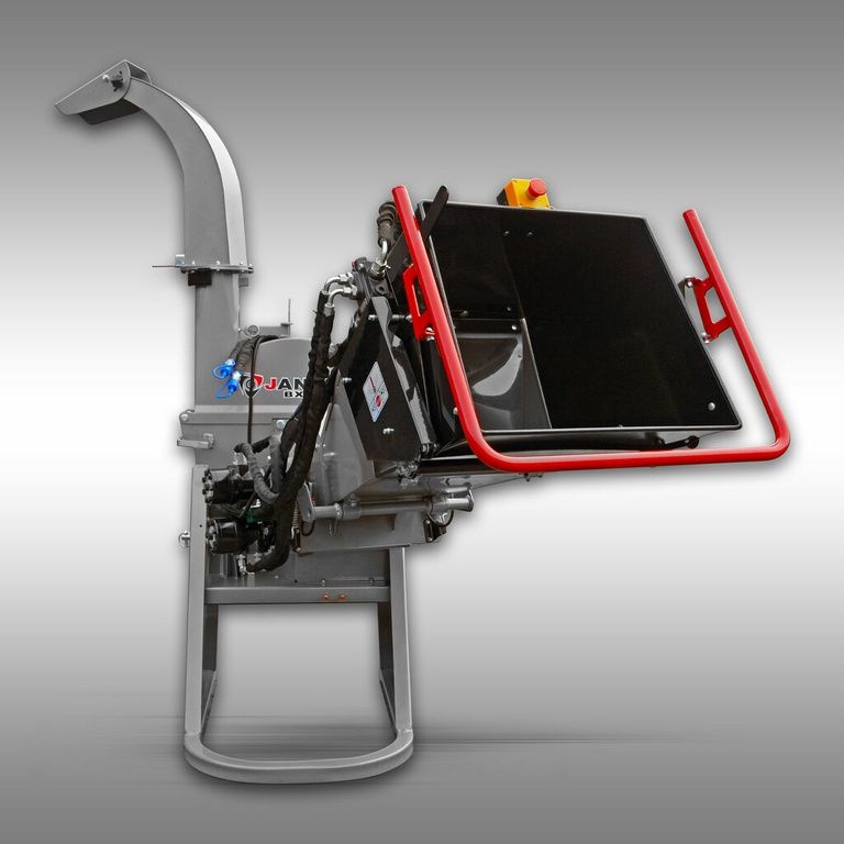 JANSEN BX-42RS hakselaar, houtversnipperaar met invoerrollen , houtshredder, tractor
