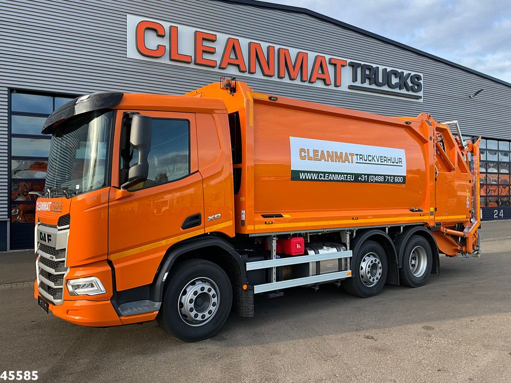 DAF FAG XD 340 Euro 6 Geesink 20m³ Welvaarts weighing system