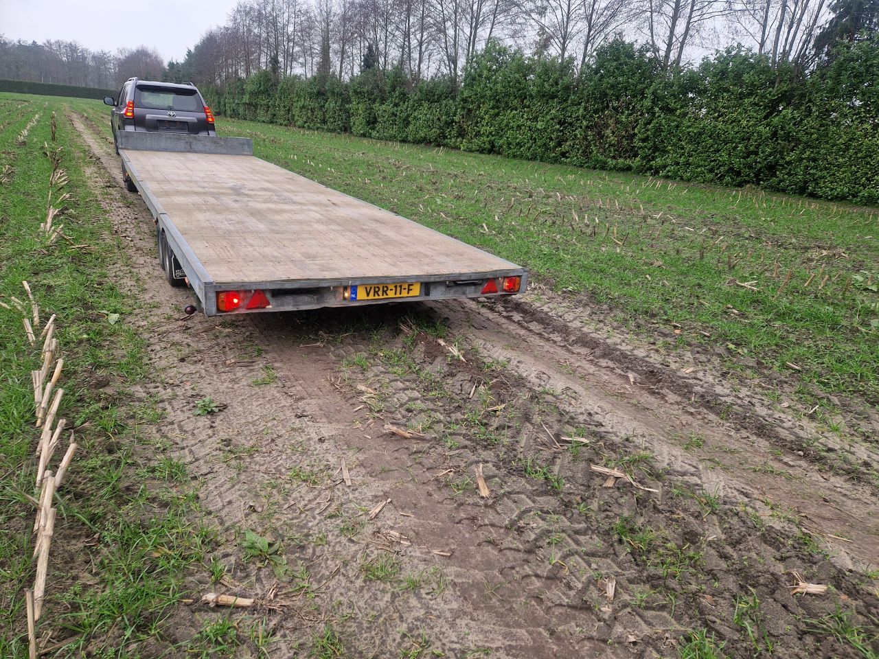 Veldhuizen schamelwagen dieplader machinetransporter