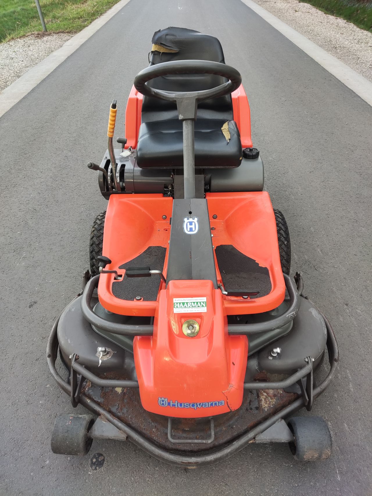 HUSQVARNA zitmaaier (type Rider 16, 15,5 pk, 103 cm., hydro)