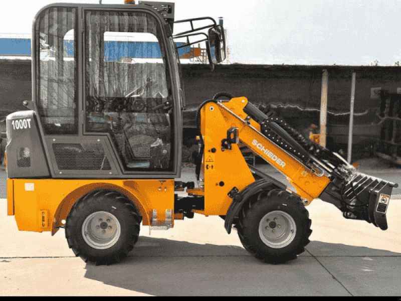 Schieder 4WD /Hoflader 1000T mit beheizter Kabine und KUBOTA
