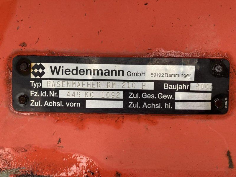 Wiedenmann RM 210 H
