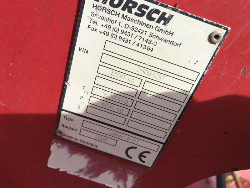 Horsch JOKER 8 RT