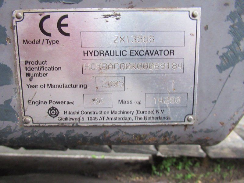 Hitachi ZAXIS 135 US